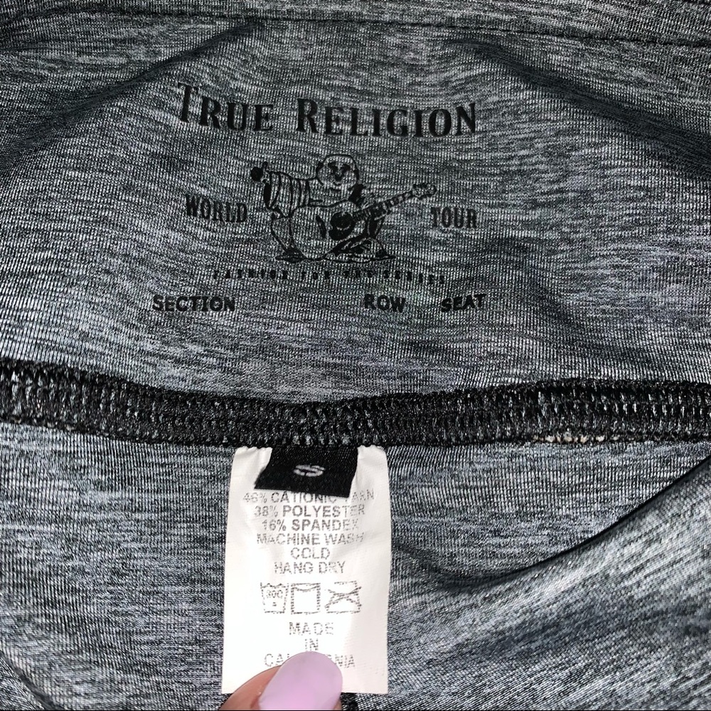 True Religion Bodied Python Mid Rise Leggings Sz S - image 7